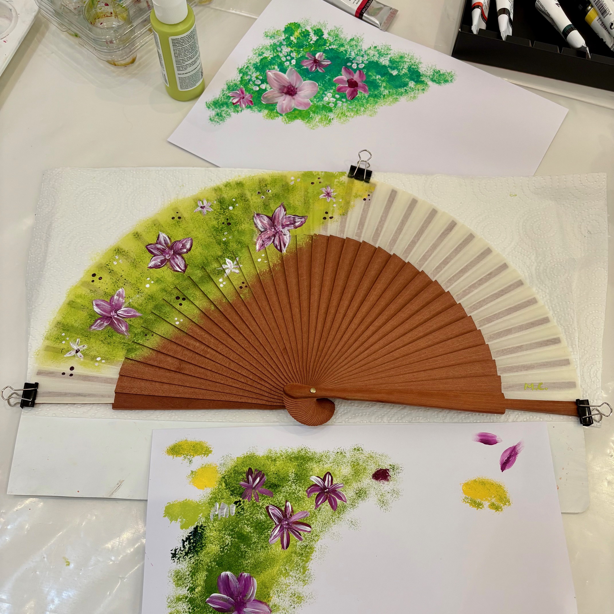 Reserva: Taller de abanicos pintados a mano
